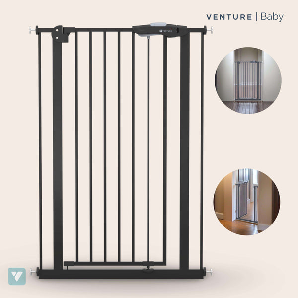 Venture Q Fix 110cm Extra Tall Pressure Fit Baby Pet Safety Gate B