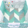 All Stars DUO 'Lite' Baby Playpen - Blue & White - Venture